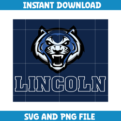 Lincoln ncaa Svg, Lincoln University logo svg, Lincoln University svg, NCAA Svg, sport svg (56)