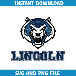 Lincoln ncaa Svg, Lincoln University logo svg, Lincoln University svg, NCAA Svg, sport svg (6)