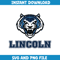 Lincoln ncaa Svg, Lincoln University logo svg, Lincoln University svg, NCAA Svg, sport svg (6).png