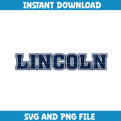Lincoln ncaa Svg, Lincoln University logo svg, Lincoln University svg, NCAA Svg, sport svg (64)