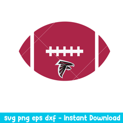 Atlanta Falcons Baseball Logo Svg, Atlanta Falcons Svg, NFL Svg, Png Dxf Eps Digital File