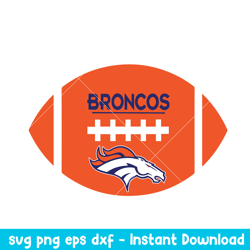 Baseball Denver Broncos Logo Svg, Denver Broncos Svg, NFL Svg, Png Dxf Eps Digital File
