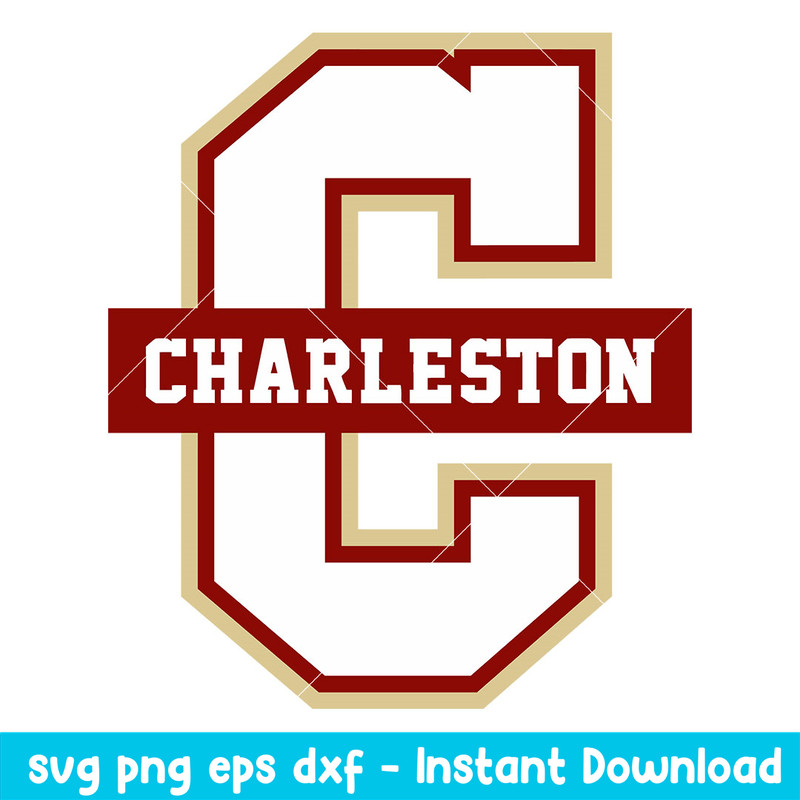 College of Charleston Cougars Logo  Svg, College of Charleston Cougars Svg, NCAA Svg, Png Dxf Eps Digital File.jpeg