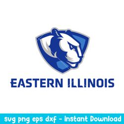 Eastern Illinois Panthers Logo Svg, Eastern Illinois Panthers Svg, NCAA Svg, Png Dxf Eps Digital File