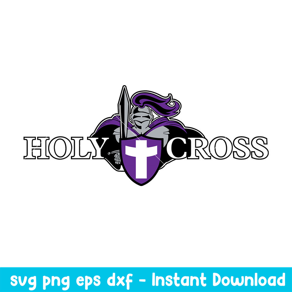 Holy Cross Crusaders Logo Svg, Holy Cross Crusaders Svg, NCAA Svg, Png Dxf eps Digital File.jpeg
