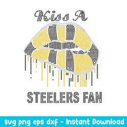 Kis A Pittsburgh Steelers Fan Svg, Pittsburgh Steelers Svg, NFL Svg, Png Dxf Eps Digital File
