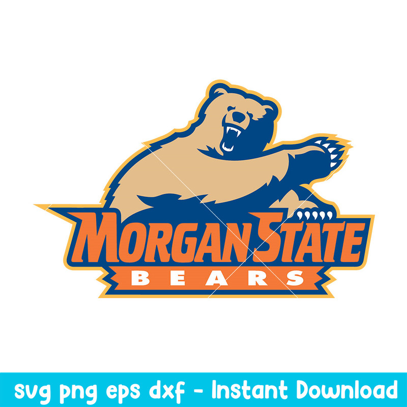 Morgan State Bears Logo Svg, Morgan State Bears Svg, NCAA Svg, Png Dxf Eps Digital File .jpeg