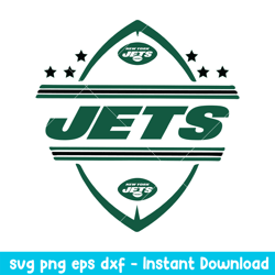 New York Jets Baseball Logo Svg, New York Jets Svg, NFL Svg, Png Dxf Eps Digital File