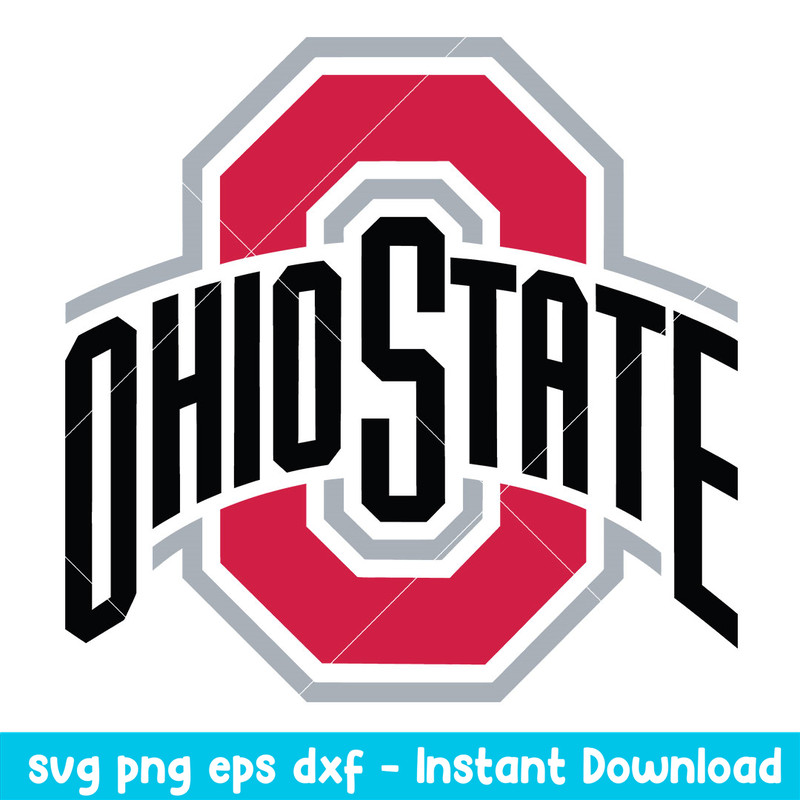 Ohio State Buckeyes Logo Svg, Ohio State Buckeyes Svg, NCAA Svg, Png Dxf Eps Digital File.jpeg