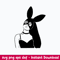 Ariana Grande Svg, Ariana Grande Leather Bunny Black Color Svg, Png Dxf Eps File.jpeg