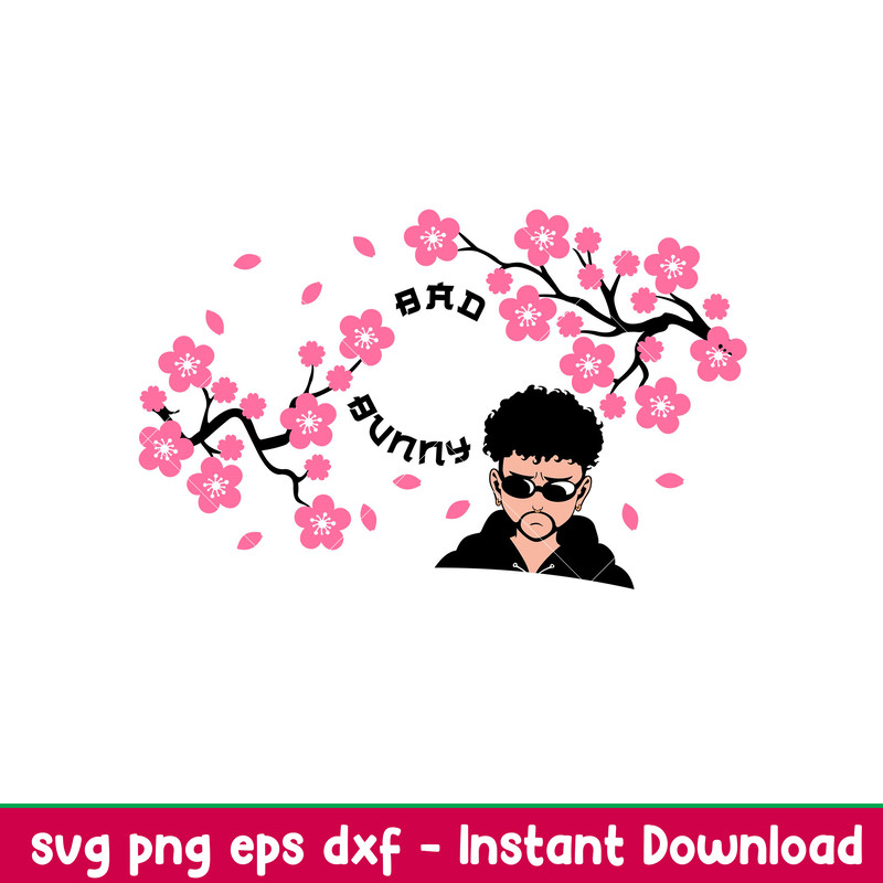 Bad Bunny Yonaguni Full Wrap, Bad Bunny Yonaguni Full Wrap Svg, Starbucks Svg, Coffee Ring Svg, Cold Cup Svg,png,eps,dxf file.jpeg
