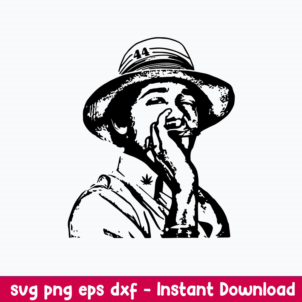 Barack Obama Smoking Pot Svg, Obama Smoking Svg, Png Dxf Eps Digital File.jpeg