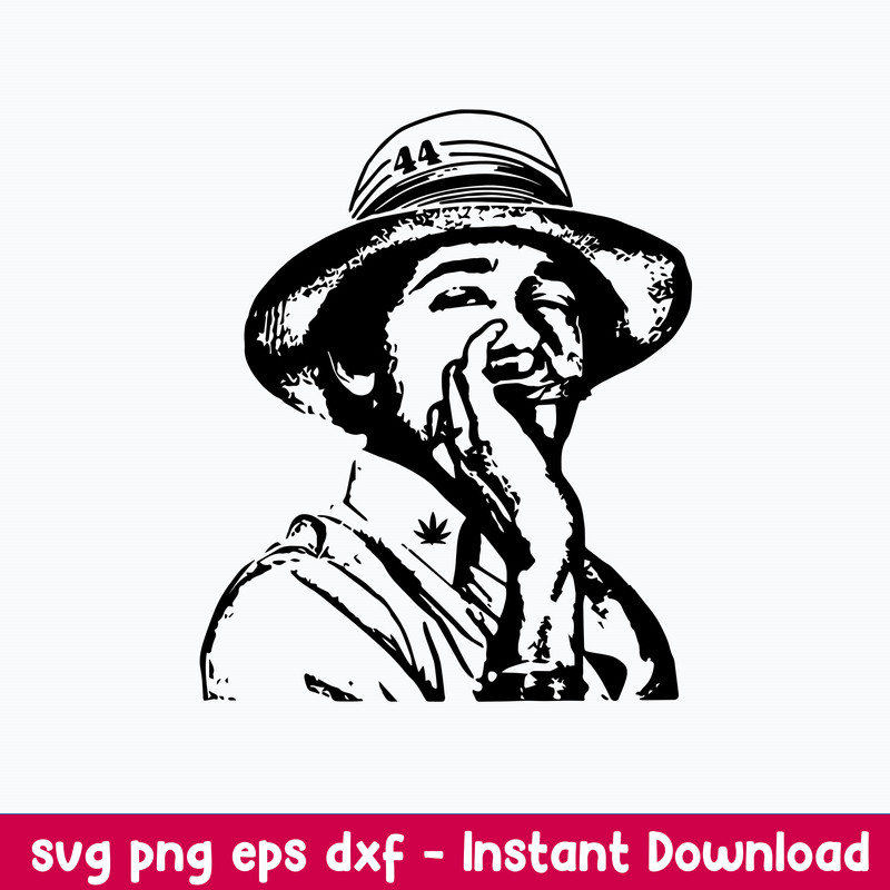 Barack Obama Smoking Pot Svg, Obama Smoking Svg, Png Dxf Eps Digital File.jpeg