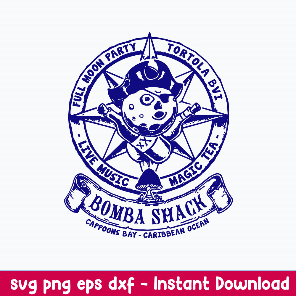Bomba Shack Vintage Reggae Bar Pub Jamaica Caribbe Svg, Bombas Shack Bar Svg, Png Dxf Eps File.jpeg