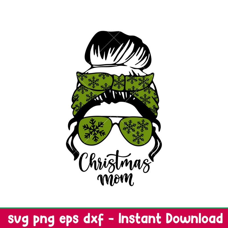 Christmas Mom, Christmas Mom Svg, Mom Life Svg, Merry Christmas Svg, png, eps, dxf file.jpeg