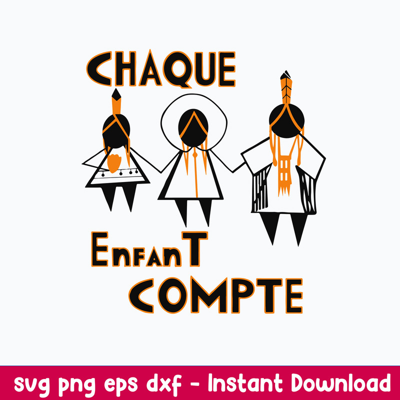 Every Child Matters Chaque Enfant Compte Svg, Children Svg, Png Dxf Eps FIle.jpeg