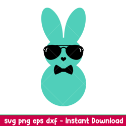 Hipster Easter Bunny Boys, Hipster Easter Bunnies Svg, Happy Easter Svg, Easter egg Svg,png,eps,dxf file