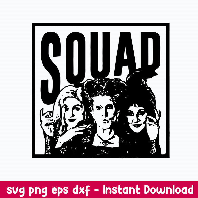 Hocus Pocus Squad Svg, Hocus Pocus Svg, Png Dxf Eps File.jpeg