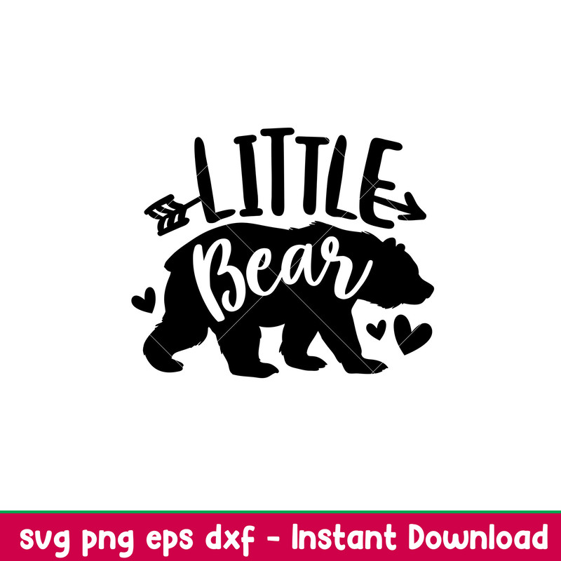 Little Bear Family, Little Bear Family Svg, Mom Life Svg, Mother’s day Svg, Family Svg, png, dxf, eps file.jpeg