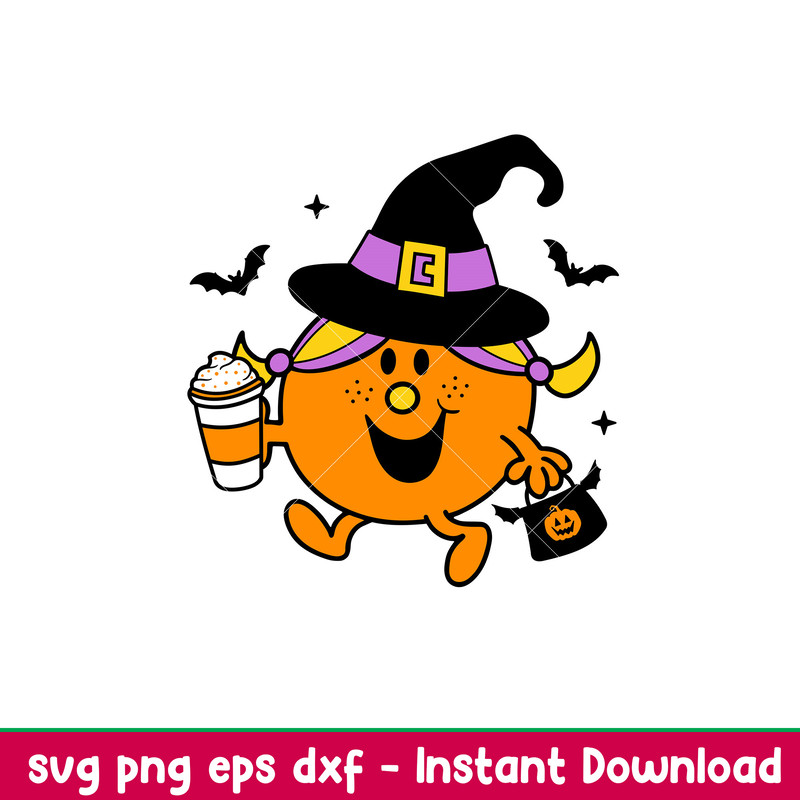 Little Miss Pumpkin Queen, Little Miss Pumpkin Queen Svg, Halloween Svg, Spooky Season Svg, Trick or Treat Svg, png, dxf, eps file.jpeg