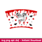 Mummy Blood Dripping Full Wrap, Halloween Mickey Mummy Blood Dripping Full Wrap Svg, Starbucks Svg, Coffee Ring Svg, Cold Cup Svg, png,dxf,eps file.jpeg