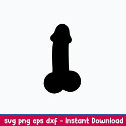 penis svg, penis silhouette, penis outline, bachelorette bachelor party decor svg, png dxf eps file