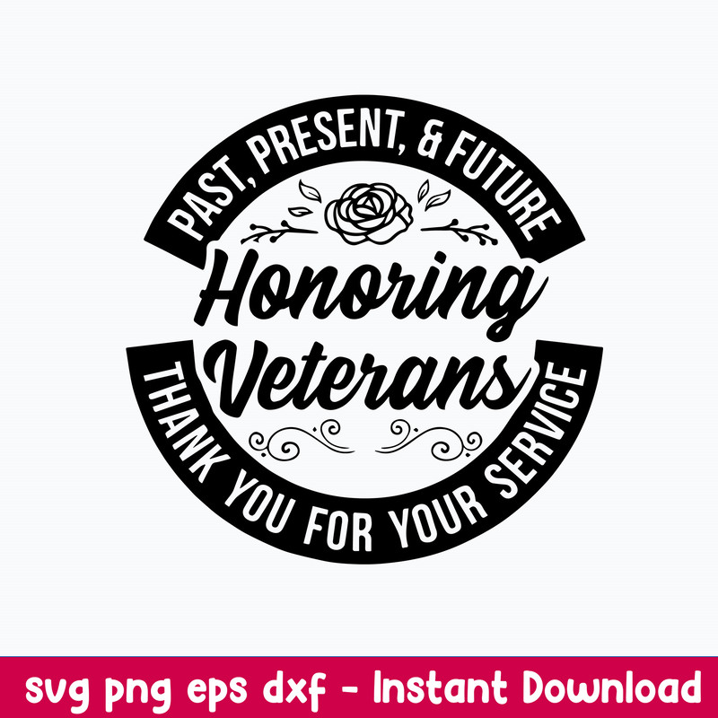 Sincerely Thank You To The Veterans Svg, Honoring Veteran Svg, Png Dxf Eps File.jpeg