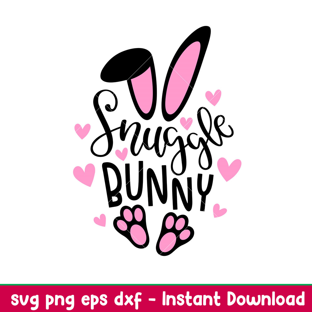 Snuggle Bunny, Snuggle Bunny Svg, Happy Easter Svg, Easter egg Svg, Spring Svg, png,dxf,eps file.jpeg