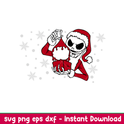 spooky jack full wrap, spooky jack full wrap svg, starbucks svg, coffee ring svg, cold cup svg, png,dxf,eps file