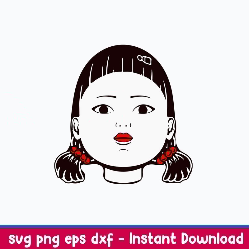 Squid Game Robot Svg, Squid Game Doll Svg Squid Game Svg, Png Dxf Eps File.jpeg