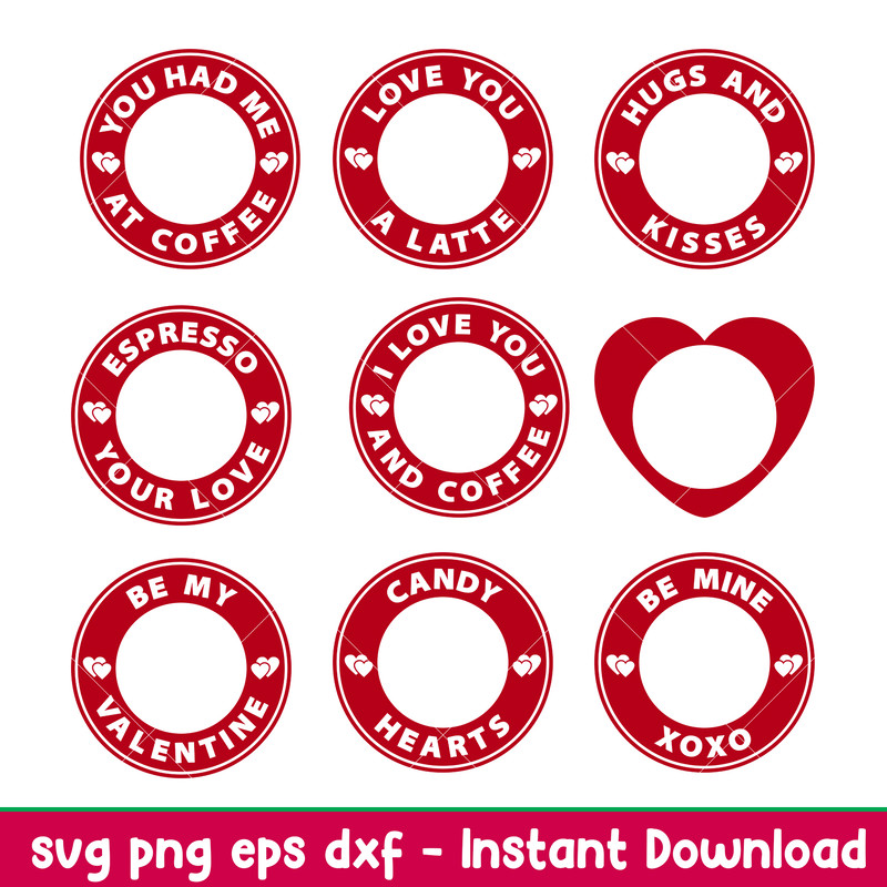 Valentines Day Coffee Bundle, Valentine’s Starbucks Coffee Bundle Svg, Valentine’s Day Svg, Valentine Svg, Love Svg,png,dxf,eps file.jpeg