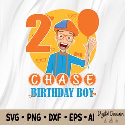 personalized blippi birthday svg, blippi personalized birthday svg, blippi birthday svg, png