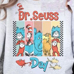 Dr. Suess Png, Dr. Suess Day, Sublimation Print, Teacher life png, Read across America, Dr. Suess Day Png, Teacher png,