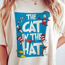 Cat In Hat Png, Dr.Suesss Png, Dr.Suesss Day Png, Read Across America, School Png, Teacher Sublimation, Sublimation