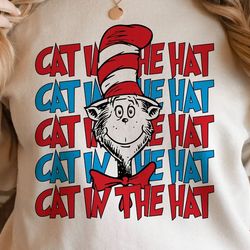 Cat In Hat Dr. Suess Png, Dr. Suess Png Sublimation, Teacher Life Png, Read Across America, School Sublimation, Png