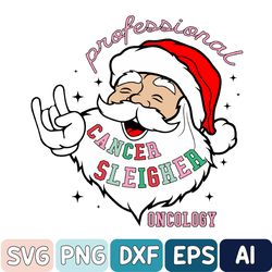 Oncology Nurse Christmas Professional Cancer Sleigher Svg, Christmas Nurse Santa Sleigher Svg, Christmas Png, Digital