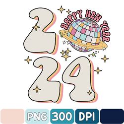 New Year 2024 Png, Hello 2024 Png, Trendy 2024 Png, Png Design, Happy New Year Png, Trendy Png, 2024 Png