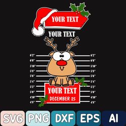 Christmas Svg, Funny Gingerbread Inmate Christmas Svg, North Pole Correctional Svg, Matching Christmas Shirt Svg