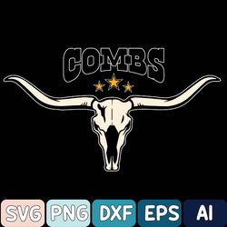 combs bullhead svg, country music svg, combs world tour 2023, cowboy combs, combs fan, cowgirl svg, cowboy svg