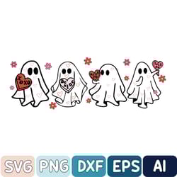 valentine's day ghost svg, be my boo svg, will you be my boo, valentines day svg, girl ghost svg, valentines boo svg