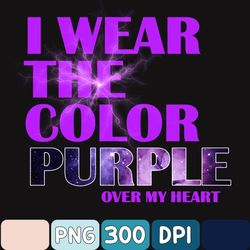 I Wear The Color Purple Over My Heart Png, Color Purple Movie Png, The Color Purple Movie 2023 Cast Png, The Color
