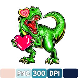 kids valentines day png, dinosaur png, boy valentines png, dinosaur love heart png, heart crusher valentine, digital
