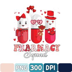 Pharmacy Squad Pharmacist Funny Valentine's Day Png, Valentine Squad, Pharmacy Crew, Coworkers Png, Digital Download