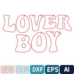 Lover Boy And Love Girl Svg, Valentines Svg, Retro Valentines Svg, Kids Svg, Kids Valentines Svg