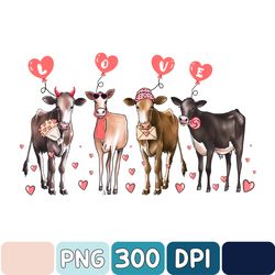 Valentine Cow Png, Heifer Valentine Png, Valentines Day Png, Cow Lover Png, Western Valentine Png, Country Png, Instant