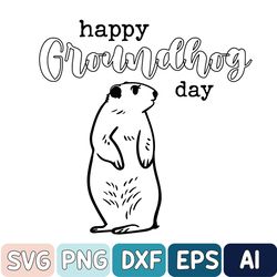 Happy Groundhogs Day Svg, Groundhog Gifts, Groundhog Svg, Groundhog Day Svg, Animal Svg, Animal Gift, Cute Groundhog