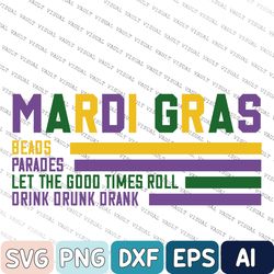 Mardi Gras Svg, Happy Mardi Gras Crawfish Svg, Mardi Gras Png, Instant Download, Cricut Cut File, Silhouette Cut File
