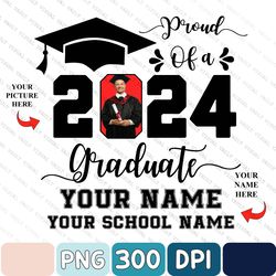 Custom Senior Png, Personalized Graduation Png, Custom Graduation Png, Class Of 2024 Family Graduation Png, Proud Family