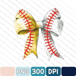 Distressed Split Bow Baseball/Softball Digital Design / PNG