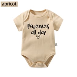 pajamas all daybaby onesies newborn funny infant onesies